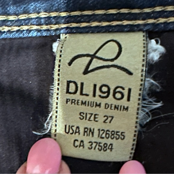 REVOLVE DL1961 Angel Mid Rise Skinny Jeans Size 27 EUC - Picture 7 of 15